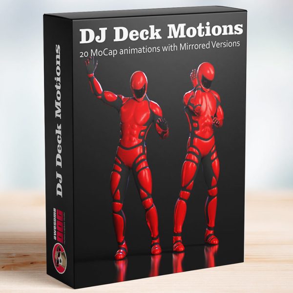 DJ Decks Mocap Motions for Unity 3D